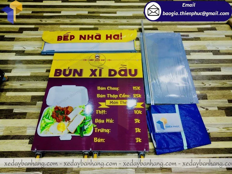 xe lắp ráp bán đồ ăn vặt