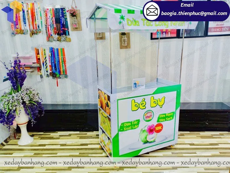 xe lắp ráp bán dừa tắc giá bao nhiêu