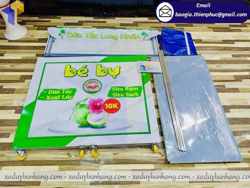xe lắp ráp bán dừa tắc giá rẻ