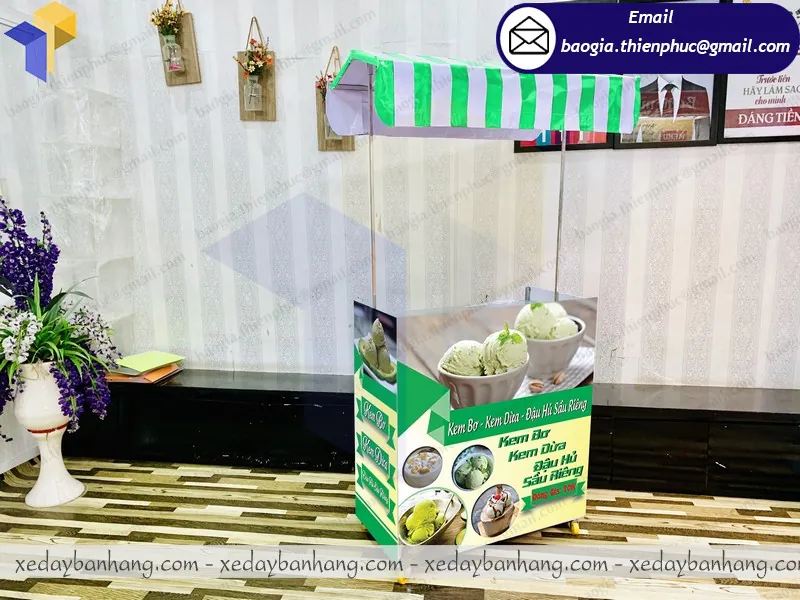 tủ lắp ráp bán kem
