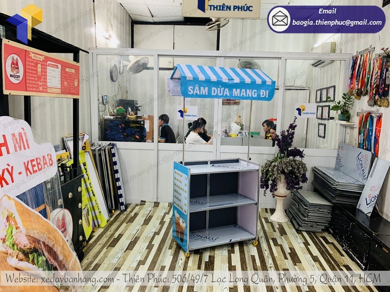 xe lắp ráp bán sâm giải khát đẹp