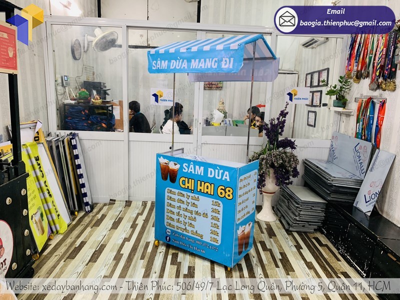 xe lắp ráp bán sâm giải khát rẻ