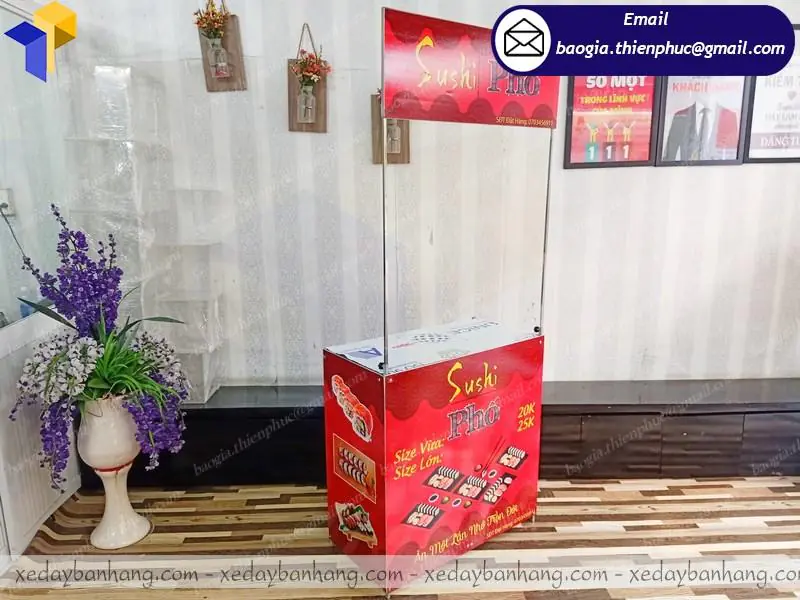 xe lắp ráp bán thức ăn nhanh giá rẻ