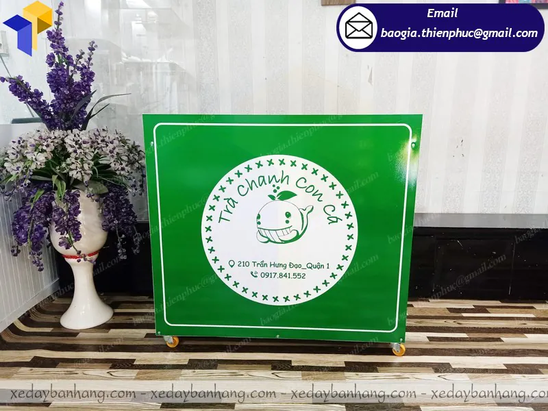xe lắp ráp bán trà chanh