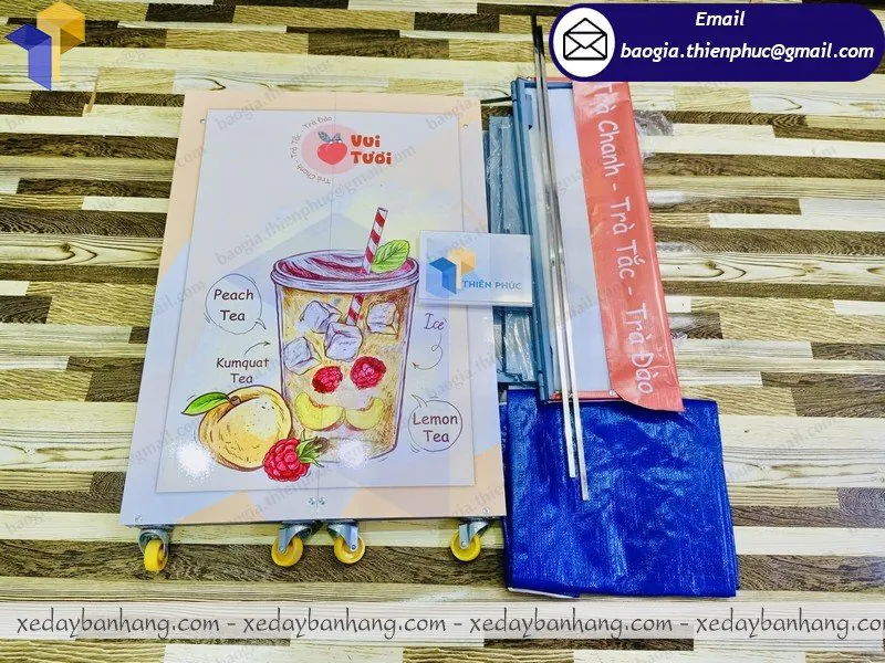 xe lắp ráp bán trà chanh giá rẻ