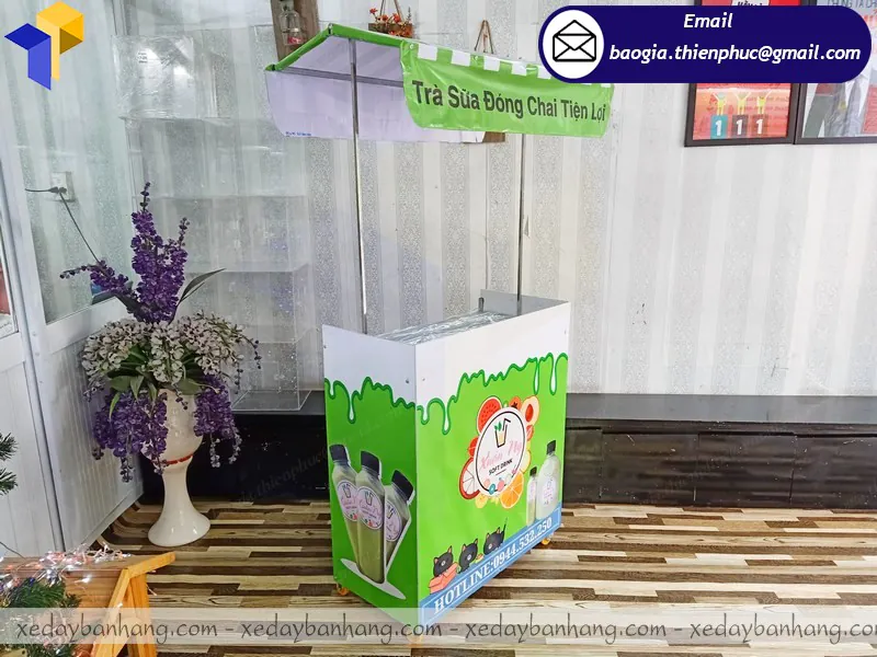 giá xe lắp ráp bán trà sữa đóng chai