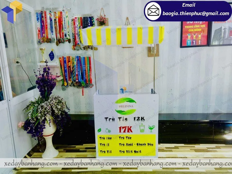 xe lắp ráp bán trà tắc đẹp