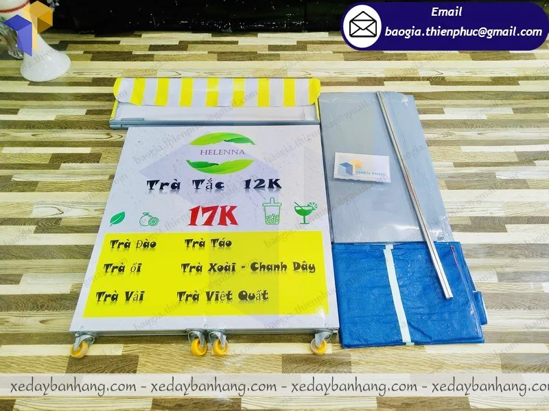 xe lắp ráp bán trà tắc