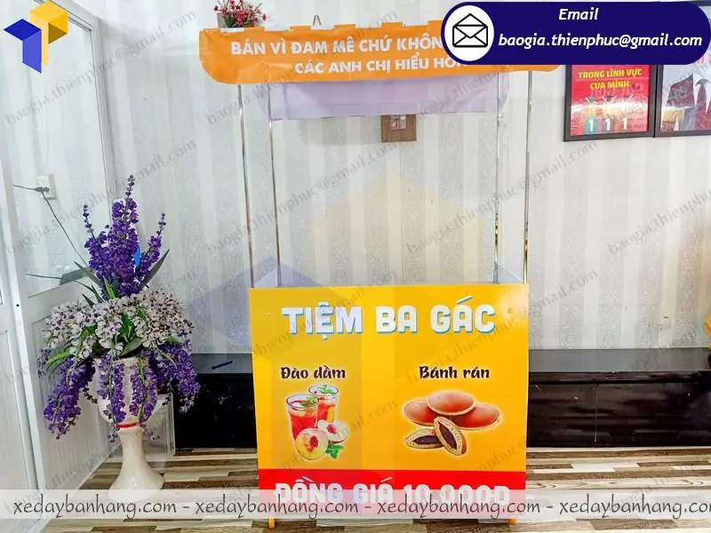xe sampling bánh mì lắp ráp ở hcm