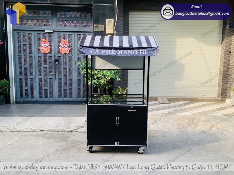xe sắt bán coffee take away tphcm