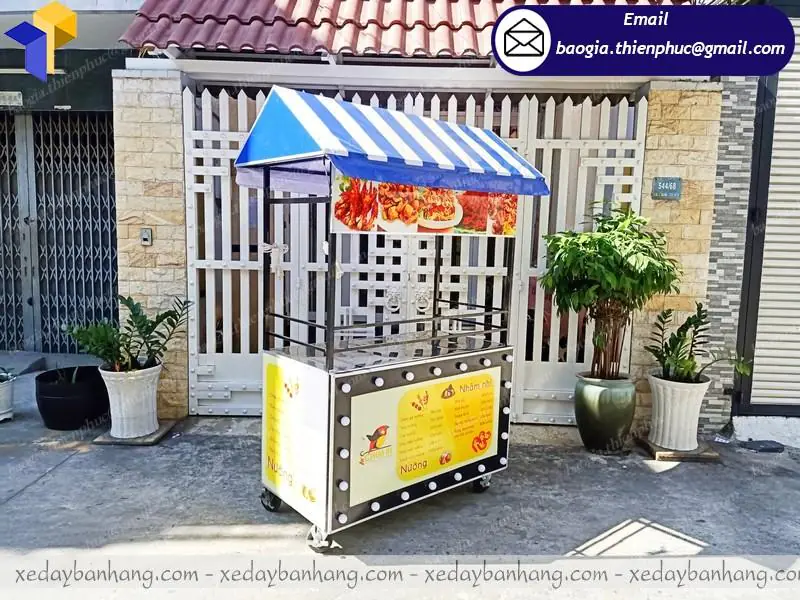 giá xe bán đồ ăn vặt