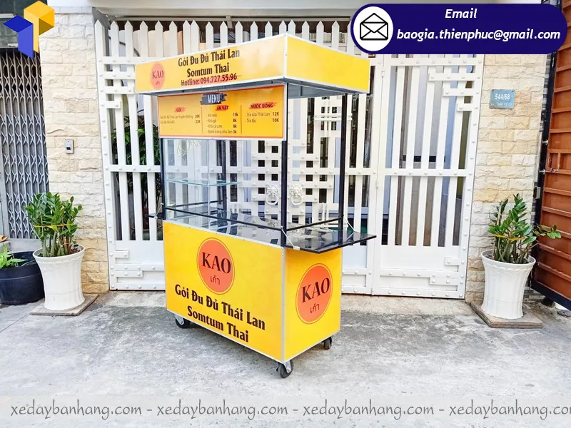 xe bán gỏi đu đủ thái lan giá rẻ