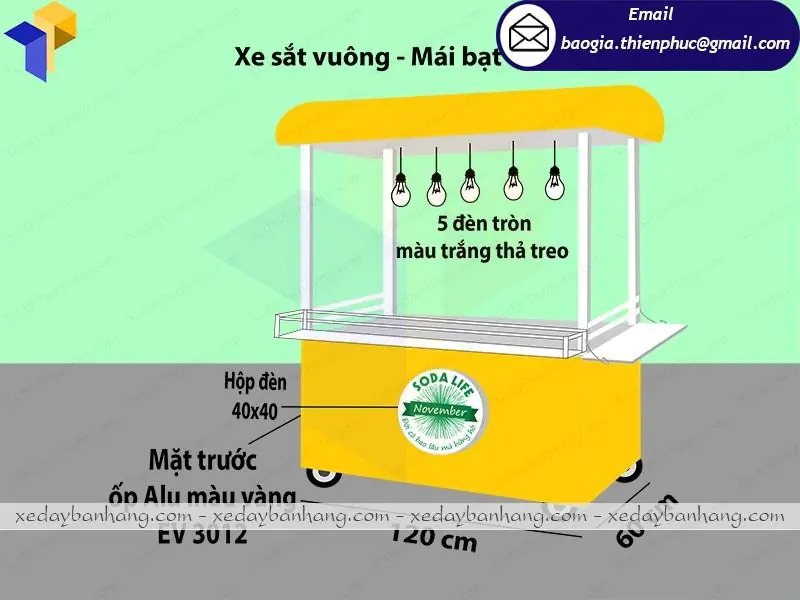 xe sinh tố nước ép trái cây