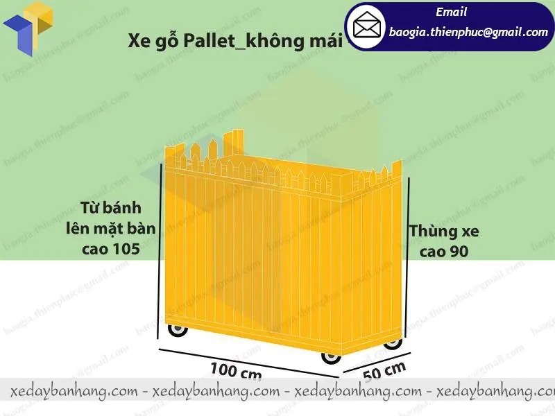 xe trà sữa bằng gỗ