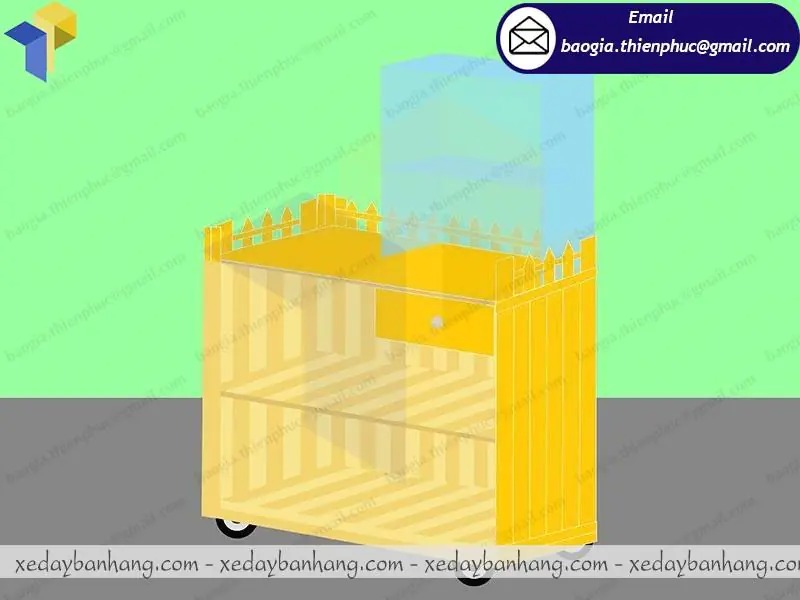 xe trà sữa di động giá rẻ