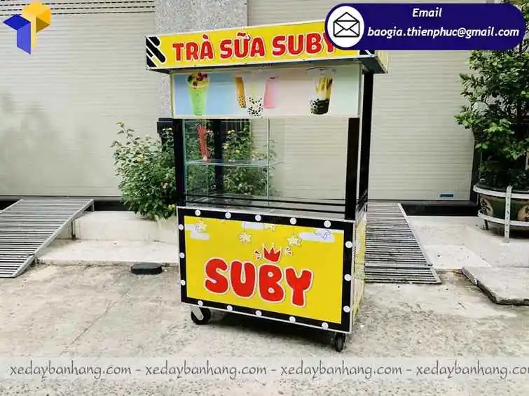 xe trà sữa inox giá rẻ đẹp