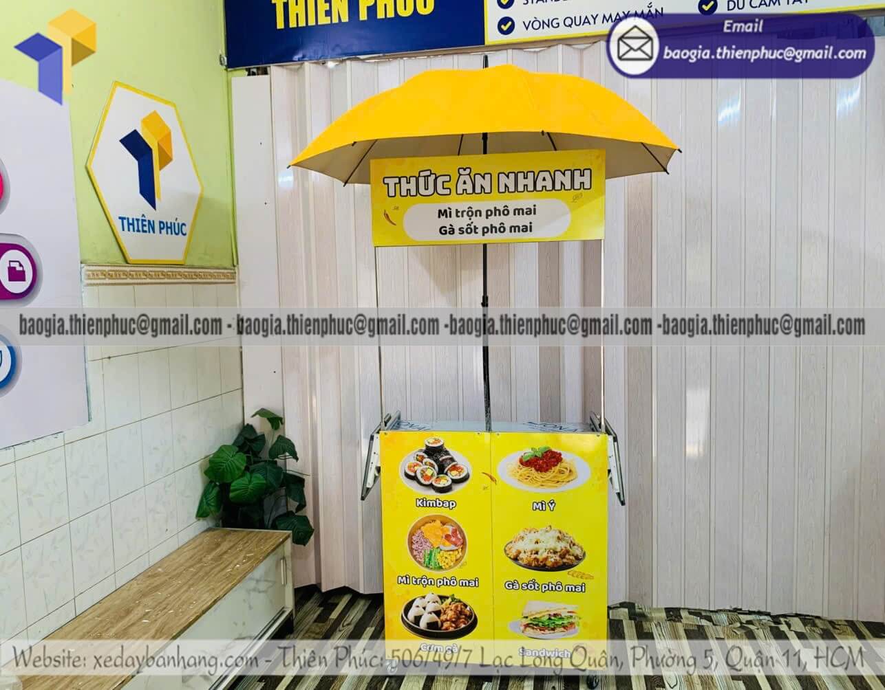 Xe xếp gọn bán thức ăn nhanh lề đường theo yêu cầu Xe xếp gọn bán thức ăn nhanh lề đường theo yêu cầu