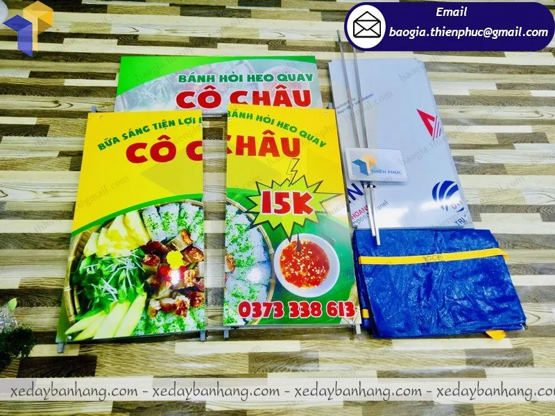 xưởng đóng booth bán đồ ăn sáng