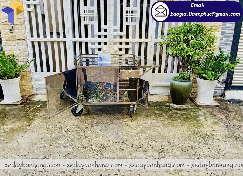 xưởng đóng tủ inox bán cafe mang đi