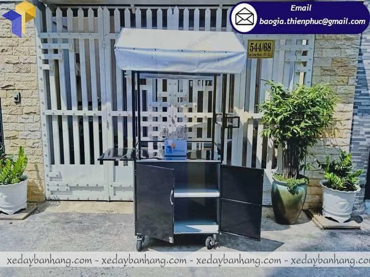 xưởng đóng xe bán cafe pha máy inox