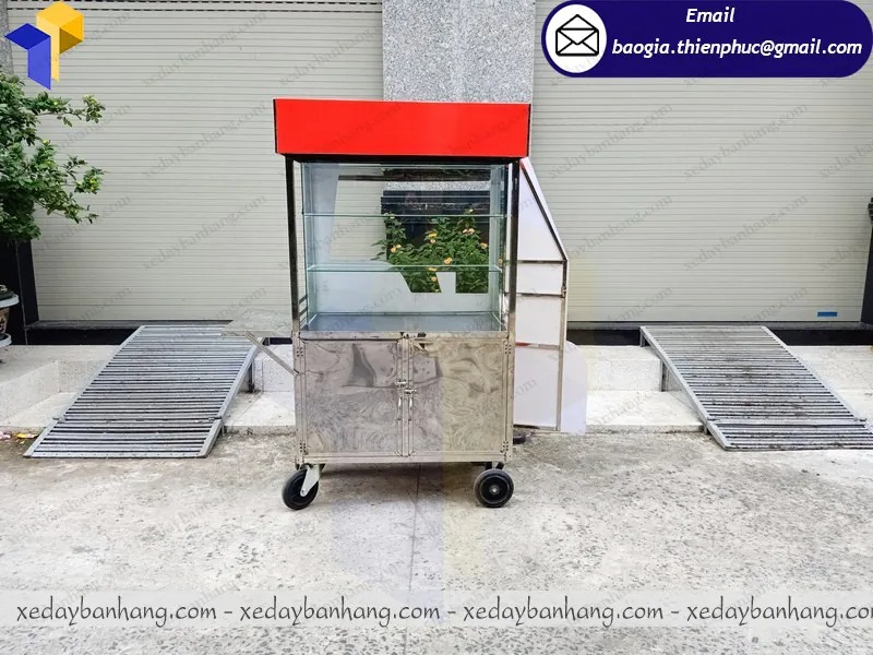 xưởng đóng xe bán hàng rong bánh mì