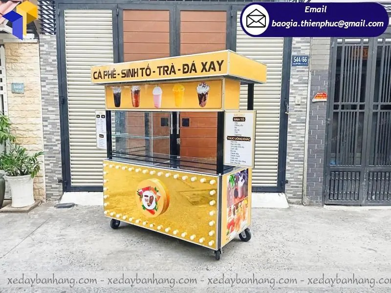 xưởng đóng xe bán nước ép trái cây