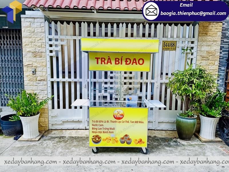 xưởng đóng xe bán trà bí đao hạt chia