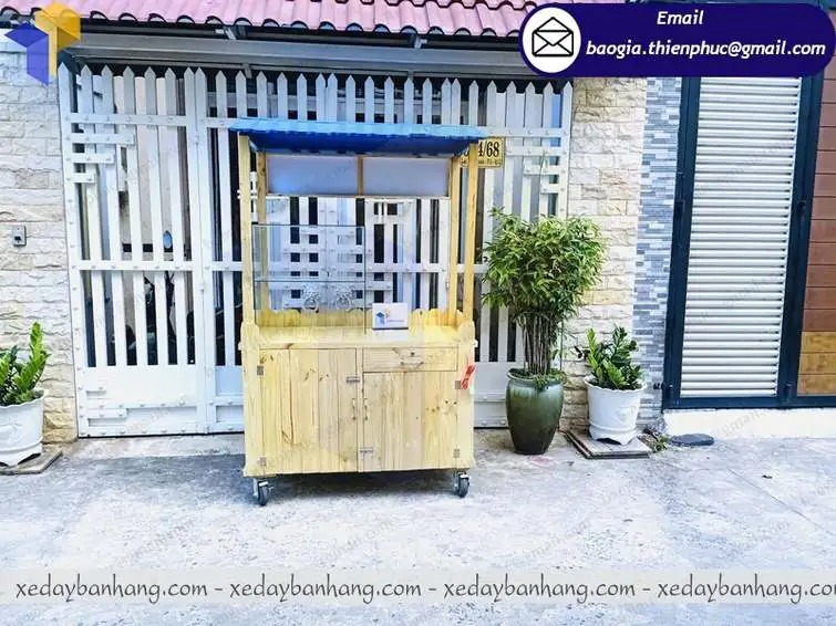 xưởng đóng xe đẩy bán cafe take away