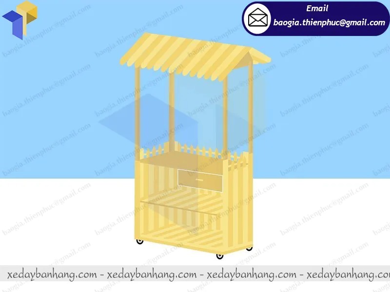 xưởng đóng xe đẩy bán hủ tiếu