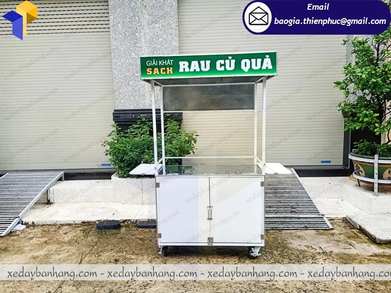 xưởng đóng xe đẩy bán nước ép trái cây