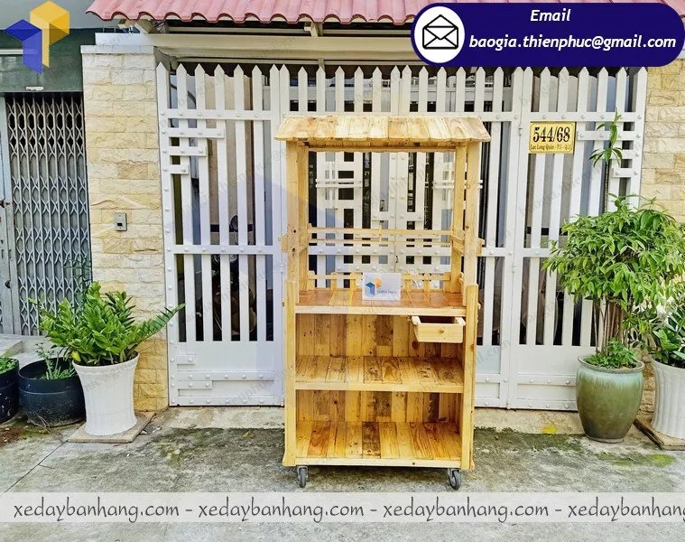 xưởng đóng Xe đẩy bán trà sữa