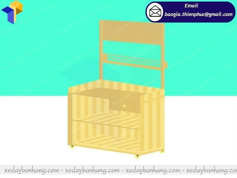 xưởng đóng  xe gỗ bán trà sữa giá rẻ