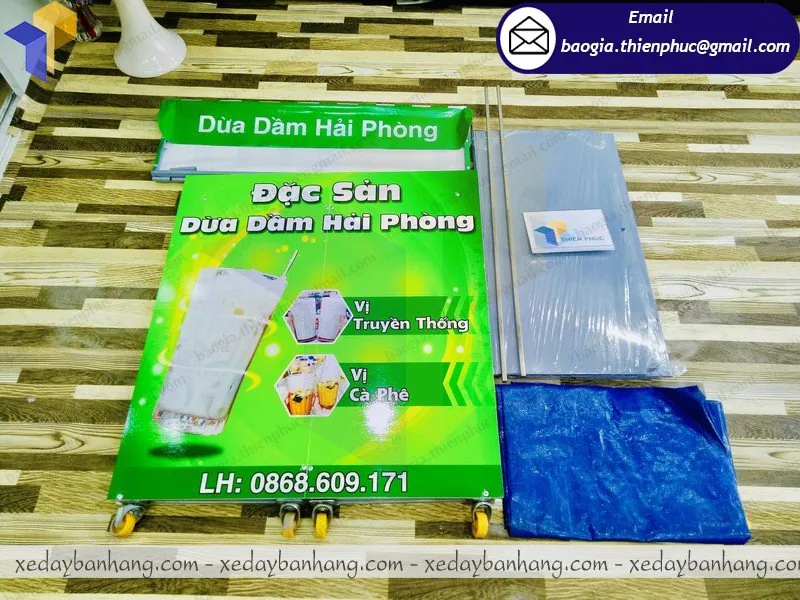 xưởng đóng xe lắp ráp bán trái cây dầm