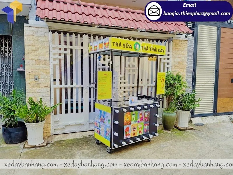 xưởng đóng xe nước ép trái cây đẹp