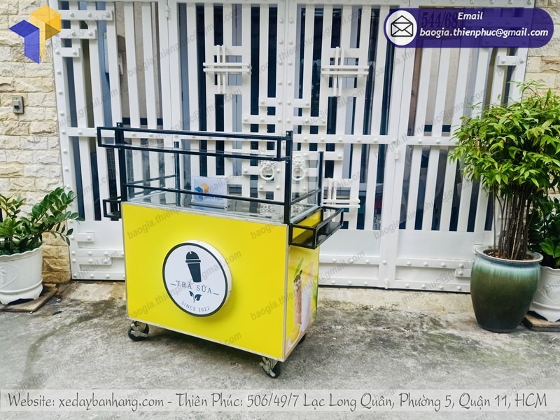 xưởng đóng xe trà sữa đẹp giá rẻ
