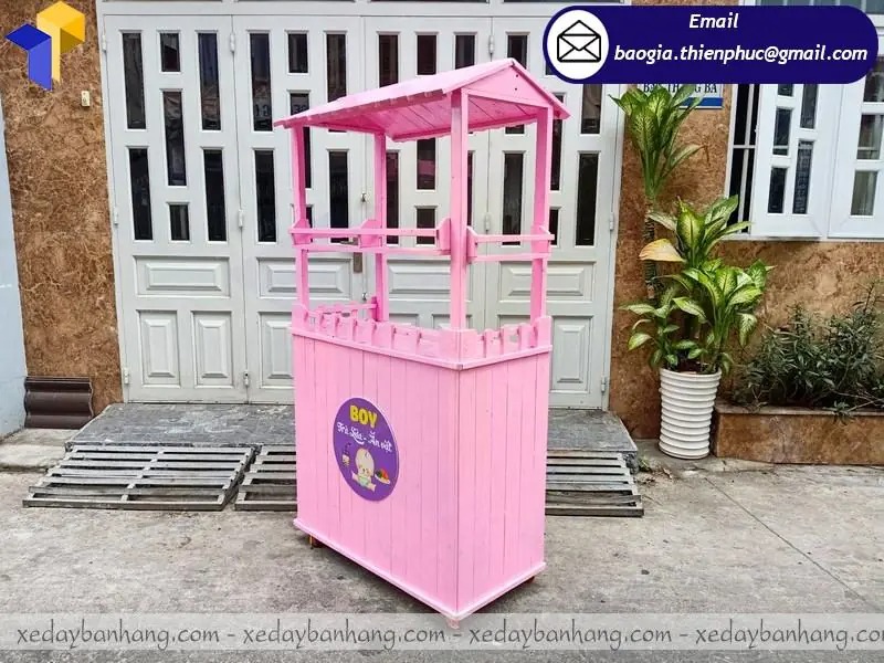 xưởng đóng xe trà sữa vỉa hè