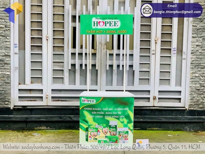 Xưởng sản xuất booth nhựa sự kiện theo yêu cầu