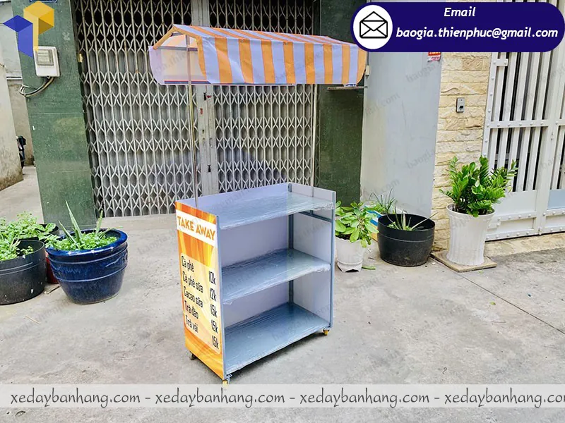 xưởng sản xuất xe bán cafe trà sữa lắp ráp